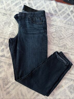 Democracy Men's Slim Straight Jeans in Dark Blue
